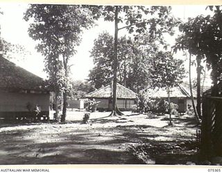 LAE, NEW GUINEA. 1944-02-18. THE BRIGADIER'S OFFICES AT HEADQUARTERS, NEW GUINEA FORCE