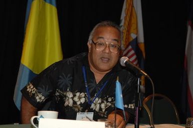 [Assignment: 48-DPA-09-30-08_SOI_K_Isl_Conf_Final] Final day of Insular Areas Health Summit [("The Future of Health Care in the Insular Areas: A Leaders Summit") at the Marriott Hotel in] Honolulu, Hawaii, where Interior Secretary Dirk Kempthorne [joined senior federal health officials and leaders of the U.S. territories and freely associated states to discuss strategies and initiatives for advancing health care in those communinties [48-DPA-09-30-08_SOI_K_Isl_Conf_Final_DOI_0878.JPG]