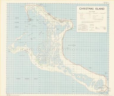 Christmas Island / compiled and drawn by No. 1 SPC, RE, 1957, amended 1962 to include detail resulting from 1959 construction projects