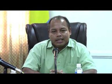 Weekly Presidential Press Conference w/ H.E. VP/ Minister of Justice Raynold Oilouch - 03/22/17