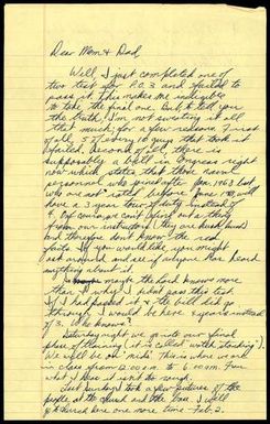 [Letter From Donald F. Baker to His Parents, February 2, 1972]