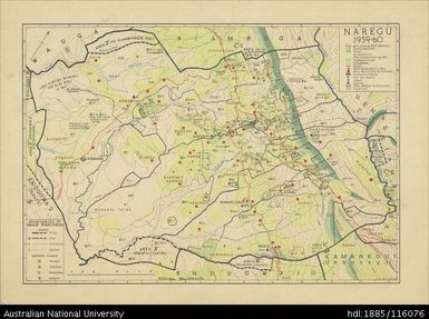 Papua New Guinea, Chimbu, Naregu 1959-1960, 1961, 1:15 840