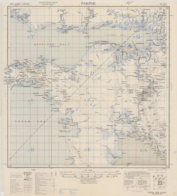 New Guinea 1:500,000 (SA53-4 ; 1943 reprint)