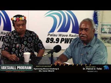 Udesuall Program with Dr. Patrick U. Tellei (July 29, 20220