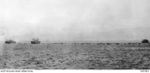 OFF TULAGI, 1942-08-07. INVASION BARGES LEAVING THE TRANSPORTS FOR THE LANDING AT TULAGI