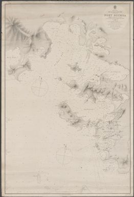 Port Noumea formerly called Port de France / Surveyed by M.A. Bouquet de la Grye, Hydrographic Engineer 1st. Class French Imperial Navy 1857 ; Engraved by J. & C. Walker