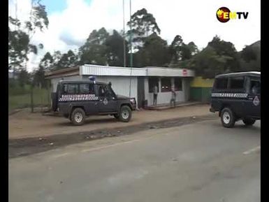 WHP POLICE SHOW OF STRENGTH
