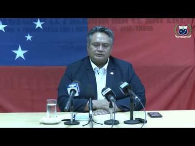 Feiloa'iga 'a le Sui Palemia Hon. Toelupe Onesemo Poumulinuku & Media - 07 NOV 2025