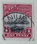 Stamp: Niuean One Penny