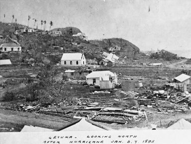 Levuka, Fiji, after a hurricane