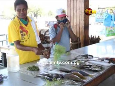 Alotau town market upgraded