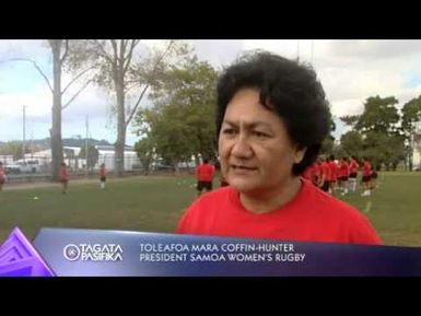 Manu Sina Samoan womens rugby off to the World Cup qualifiers in Spain