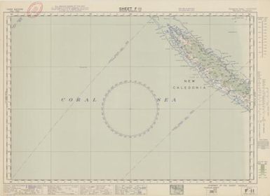 Australian aeronautical map (Sheet F11)