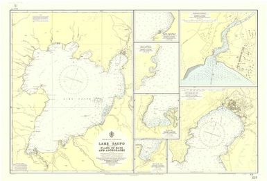 [New Zealand hydrographic charts]: New Zealand - North Island. Lake Taupo including Plans of Bays and Anchorages. (Sheet 77)