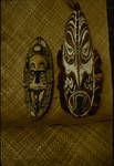 Sepik masks, collected Angoram, 1965