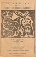 Bulletin de la Société des Études Océaniennes numéro 92