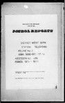 Patrol Reports. West Sepik District, Telefomin, 1954 - 1955