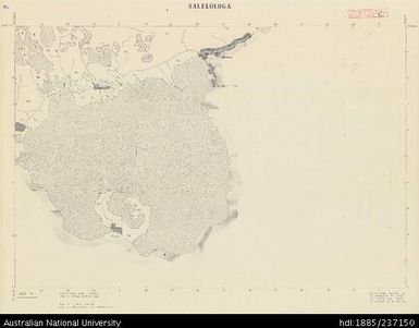 Samoa, Savai'i, Salelologa, Sheet 16, 1970, 1:40 000