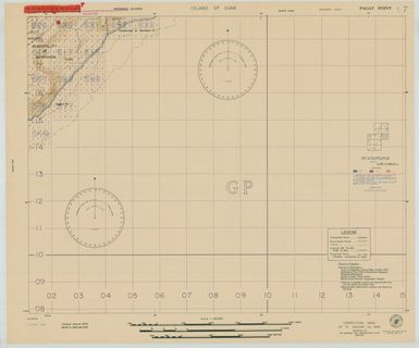 Island of Guam: Pagat Point - Special Air and Gunnery Target Map