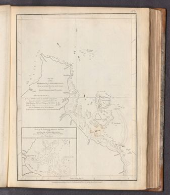 Plan of the Harbour of Seychelles (with) Plan of the Harbour adjacent to Bat River on the Island Seychelles.