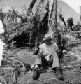 Service Man Reading Mail in the South Pacific During WWII