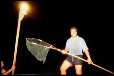 Night fishing, Manihiki, Cook Islands