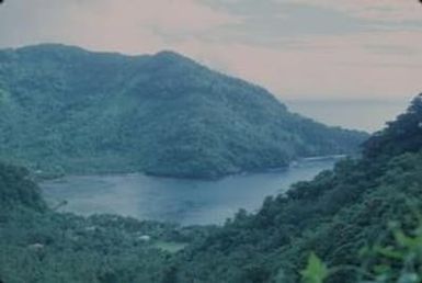 [Landscape of mountains and bay in Pago Pago, American Samoa] BRIT-A-AR003-004-01-041