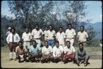 Jimi River Local Government Councillors, gathered in Tabibuga for Council meeting, President Yingwai on left