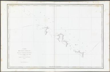 Voyage de la corvette l'Astrolabe : exécuté par ordre du roi, pendant les annees 1826, 1827, 1828, 1829, sous le commandement de M. J. Dumont D'Urville, capitaine de vaisseau.: Carte des Iles Loyalty