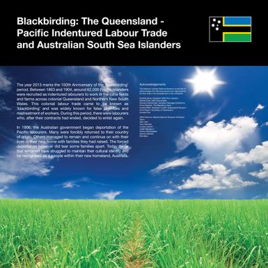 Solomon Islands National Museum ResourcesBlack Birding: The Queensland-Pacific Indentured Labour Trade and Australian South Sea Islanders exhibtion