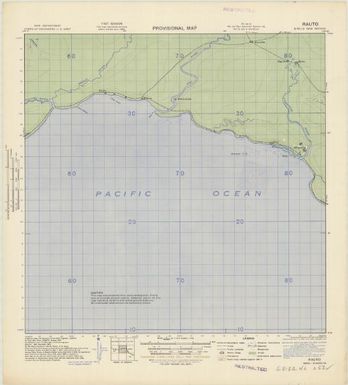 New Britain, provisional map (Rauto)