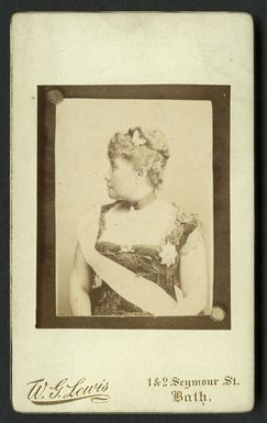 Lewis, Walter George, 1844-1922: Portrait of Lili'uokalani - Queen of Hawai'i