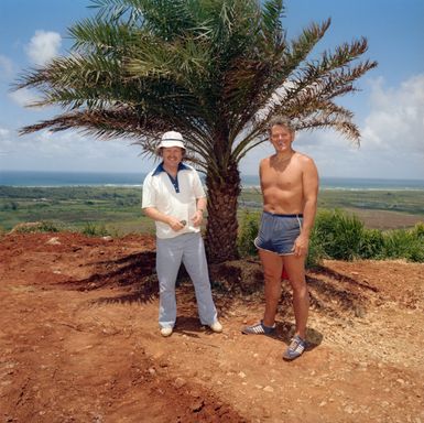 MOD-OA4 WIND TURBINE PERSONNEL IN KAHUKU OAHU HAWAII