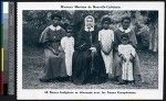 Missionary sister poses with indigenous sisters and children, New Caledonia, ca.1900-1930