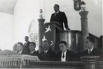 Tahitian pastors attending the inauguration of Tiva church, Tahaa island