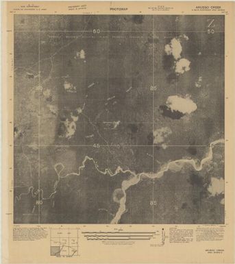 Special map, northeast New Guinea (Aruego Creek , back)