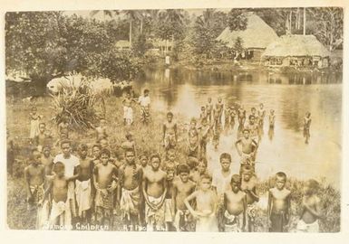 Samoan children. From the album: Skerman family album