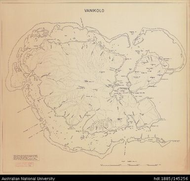 Solomon Islands, Vanikolo, 1969, 1:40 000