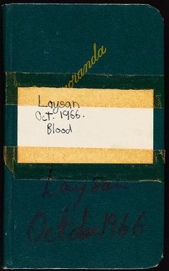 Laysan Island, October 1966, Blood