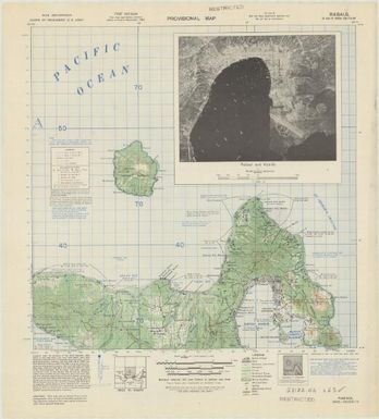 New Britain, provisional map (Rabaul , first revision)