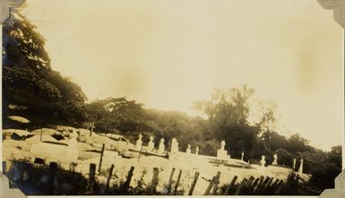 Cemetery in Tonga, 1928