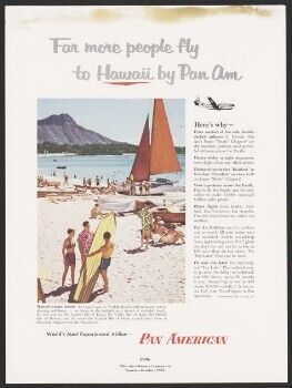 Far more people fly to Hawaii by Pan Am