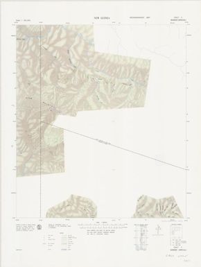 New Guinea, Border (special) 1:100,000 (sheet 4)