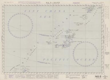 Australian aeronautical map: Naha (Sheet NG5)