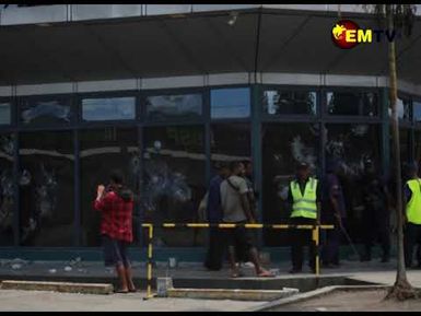 BASIL JUNIOR SLAMS LOOTING