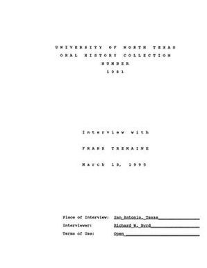 Oral History Interview with Frank Tremaine, March 18, 1995