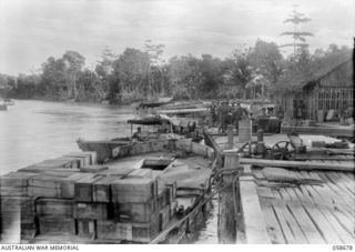 TERAPO, NEW GUINEA. 1943-09-16. GENERAL VIEW OF THE TERAPO WATERFRONT