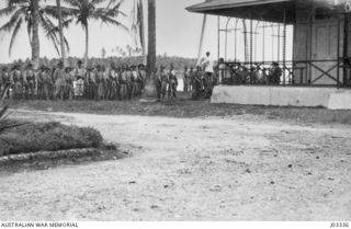 MADANG, NEW GUINEA, 1914. LIEUTENANT COMMANDER L.S. BRACEGIRDLE, AUSTRALIAN NAVY AND MILITARY EXPEDITIONARY FORCE (AN&MEF), LATER TO COMMAND THE 1ST ROYAL AUSTRALIAN NAVAL BRIDGING TRAIN, READING ..