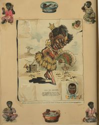 Advertising Card Scrapbook Page 76 with African Americans