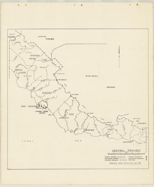 P.N.G. sub-provincial boundaries (Sheet Central province)